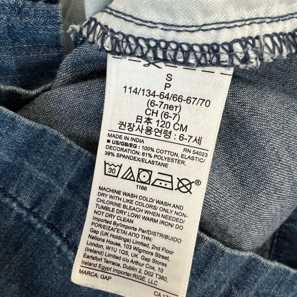 GAP Kids - Denim Romper - Picture 7 of 8